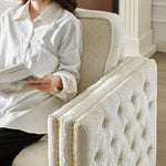 Convertible Sleeper Sofa with Memory Foam Mattress, 3-Seater Full Size Bed Couch for Living Rooms, Designed with Chenille Fabric W834S00280-djyc