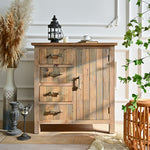 Handcrafted Cedar Wood Cabinet - Durable & Stylish Storage Solution for Your Home fczym-2338