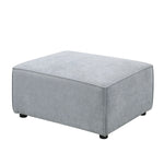 modular sofa Grayish bluechenille fabric,simple and grand, the seat and back is very soft. this is also a KNOCK DOWN sofa W1099P183970-djyc
