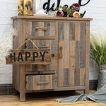 Handcrafted Cedar Wood Cabinet - Durable & Stylish Storage Solution for Your Home fczym-2338