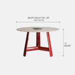 Stunning Terrazzo Beech Wood Table – Elevate Your Home Décor Elegantly fld-2752