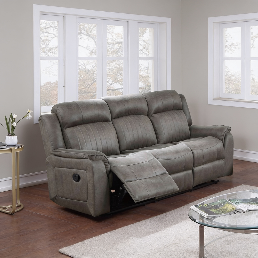 Contemporary Style 2pc Living Room Set 1x Sofa 1x Loveseat Cushion Back Horizontal And Vertical Tufting Slate Blue Primary Living Room Furniture-B011S02414 - 正方形修复