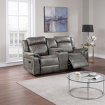 Contemporary Style 2pc Living Room Set 1x Sofa 1x Loveseat Cushion Back Horizontal And Vertical Tufting Slate Blue Primary Living Room Furniture-B011S02414 - 正方形修复