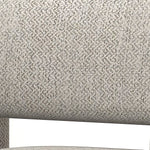 Beige stripe single sofa chair, upholstered comfortable chair with armrests, for dining room/bedroom/living room/reception - Beige stripe (30.9"*30.51"*30.11") W487P183020-djyc