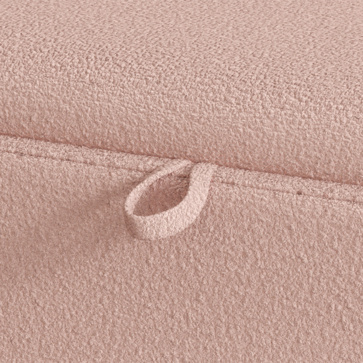 50-Inch Multi-Functional Long Rectangular Bed End Storage Sofa Stool in Dreamy Teddy Fleece W1278122702-djyc