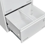 Filing Cabinet Lateral File Cabinet 2 Drawer, White Filing Cabinets with Lock, Locking Metal File Cabinets Three Drawer Office Cabinet for Legal/Letter/A4/F4 Home Offic W1247P160451-djyc