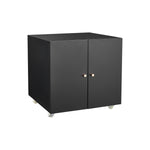 Office furniture Copier Cabinet black 2 door steel copier stand mobile pedestal file Printer Stand W1247131617-djyc
