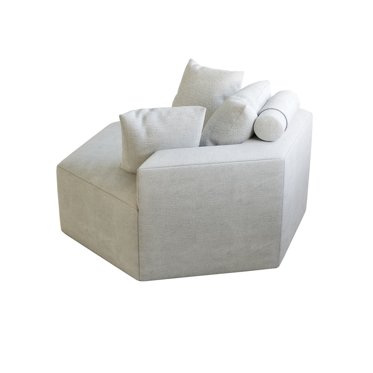 54''L Chenille Sponge single sofa,No Assembly Required,Fluffy Modern Sleeper Chair for Living room, Bedroom, Lounge and Projection Room W834P221045-djyc