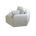 54''L Chenille Sponge single sofa,No Assembly Required,Fluffy Modern Sleeper Chair for Living room, Bedroom, Lounge and Projection Room W834P221045-djyc