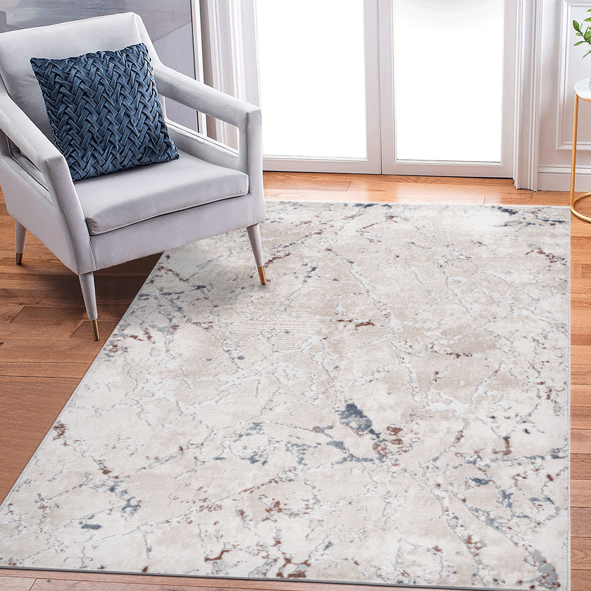 MARFI Collection 8X10 Multi / Contemporary Area Rug-B189P183436