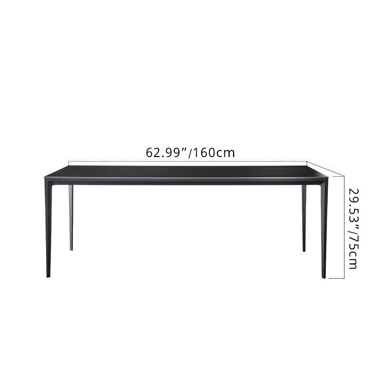 Durable Sintered Stone Aluminum Alloy Table - Modern Design for Home & Office fjx-2700