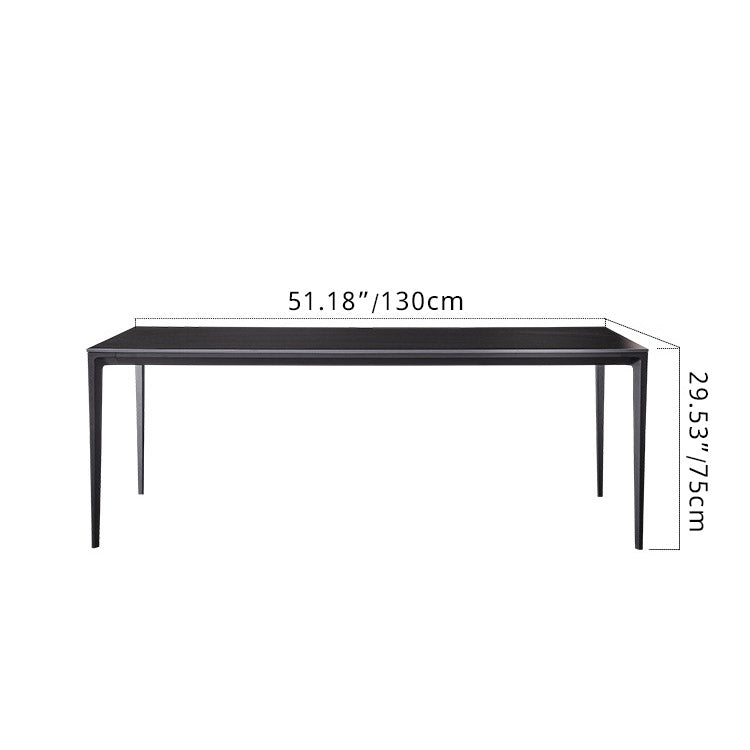 Durable Sintered Stone Aluminum Alloy Table - Modern Design for Home & Office fjx-2700