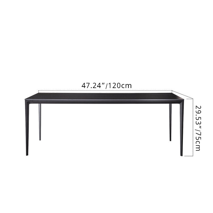 Durable Sintered Stone Aluminum Alloy Table - Modern Design for Home & Office fjx-2700