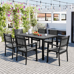 U-Style High-quality Steel Outdoor Table and Chair Set, Suitable for Patio, Balcony, Backyard. WY000401AAE-djyc