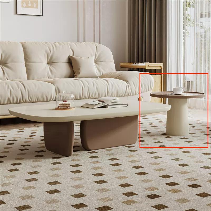 Stylish Multicolor Tea Table - White, Black, Beige, Brown Options Available hjl-1219