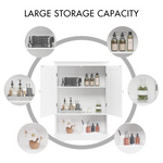 Over The Toilet Storage Cabinet, Bathroom Shelf Over Toilet, Bathroom Storage Cabinet Organizer,Wood Bathroom Space Saver, White W808P175909-djyc