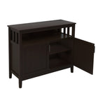 Kitchen Storage Sideboard And Buffet Server Cabinet-Brown Color W28209564-djyc
