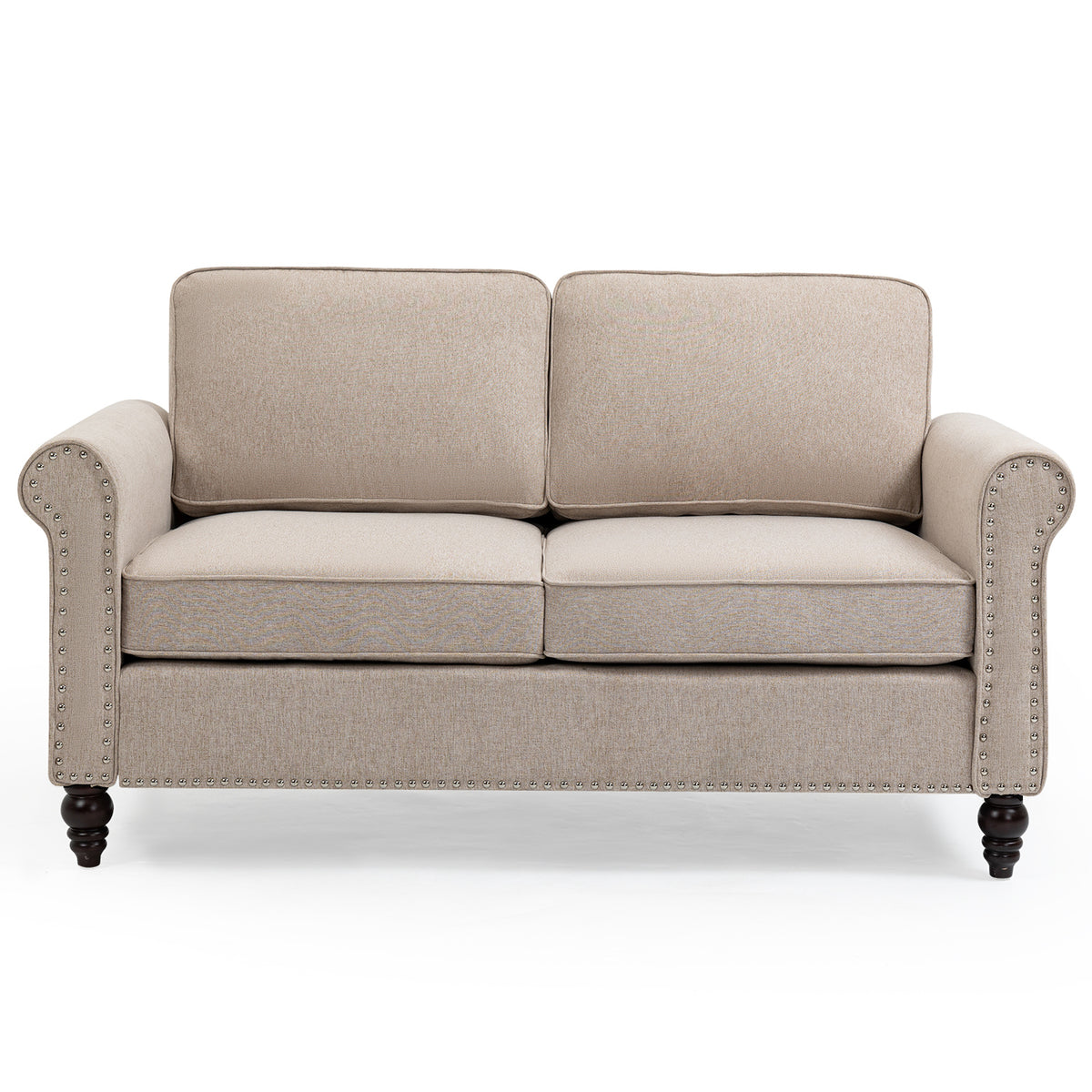 45 inch, 2 Seater Loveseat Sofa, Mid Century Modern Couches for Living Room, Button Tufted Sofa W1955121379-djyc