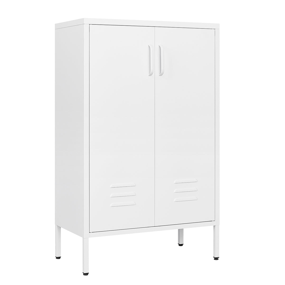 Suitable for steel storage cabinets in living rooms, kitchens, and bedrooms, 2 door miscellaneous storage cabinet, garage tool storage cabinet, and office file cabinet 2 movable partitions W1247P173330-djyc