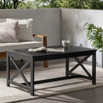 Outdoor Coffee Table – Functional & Stylish Patio Addition, Perfect for Outdoor Gatherings 61091.00BLK-djyc