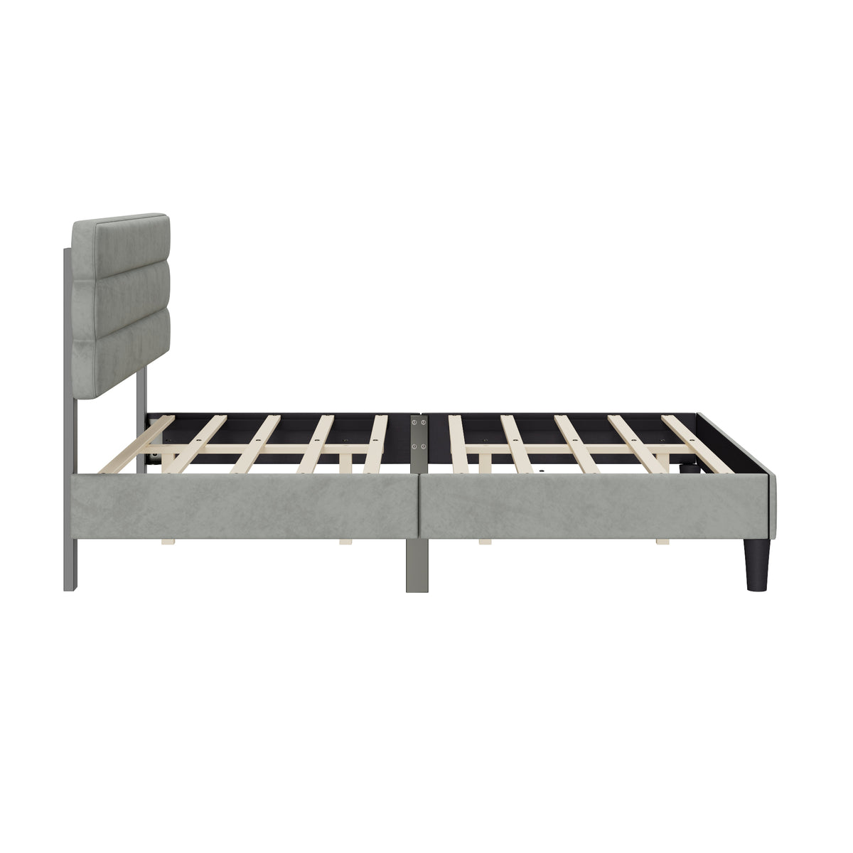 Queen Bed Frame with Headboard,Sturdy Platform Bed with Wooden Slats Support,No Box Spring,Mattress Foundation,Easy Assembly W1793140482-djyc