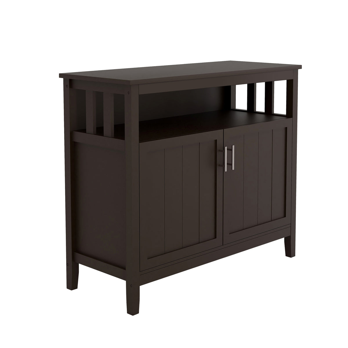 Kitchen Storage Sideboard And Buffet Server Cabinet-Brown Color W28209564-djyc