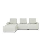 L-Shape Modular Sectional Sofa, DIY Combination, Chenille W487S00185-djyc