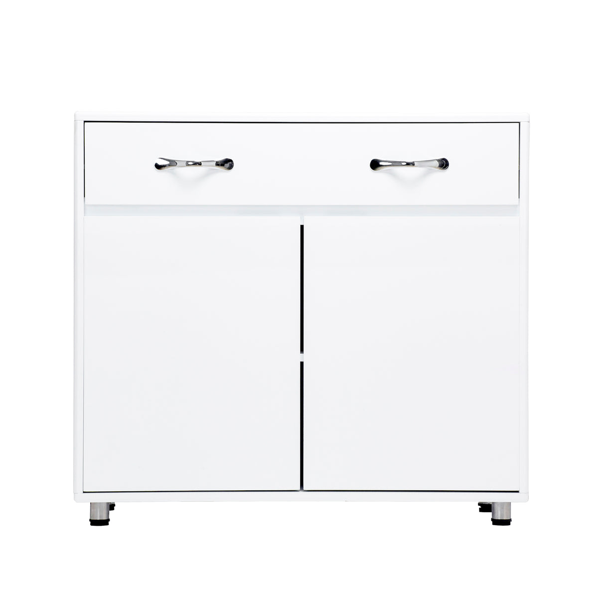 Two door Side Table-White W28203337-djyc