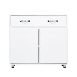 Two door Side Table-White W28203337-djyc