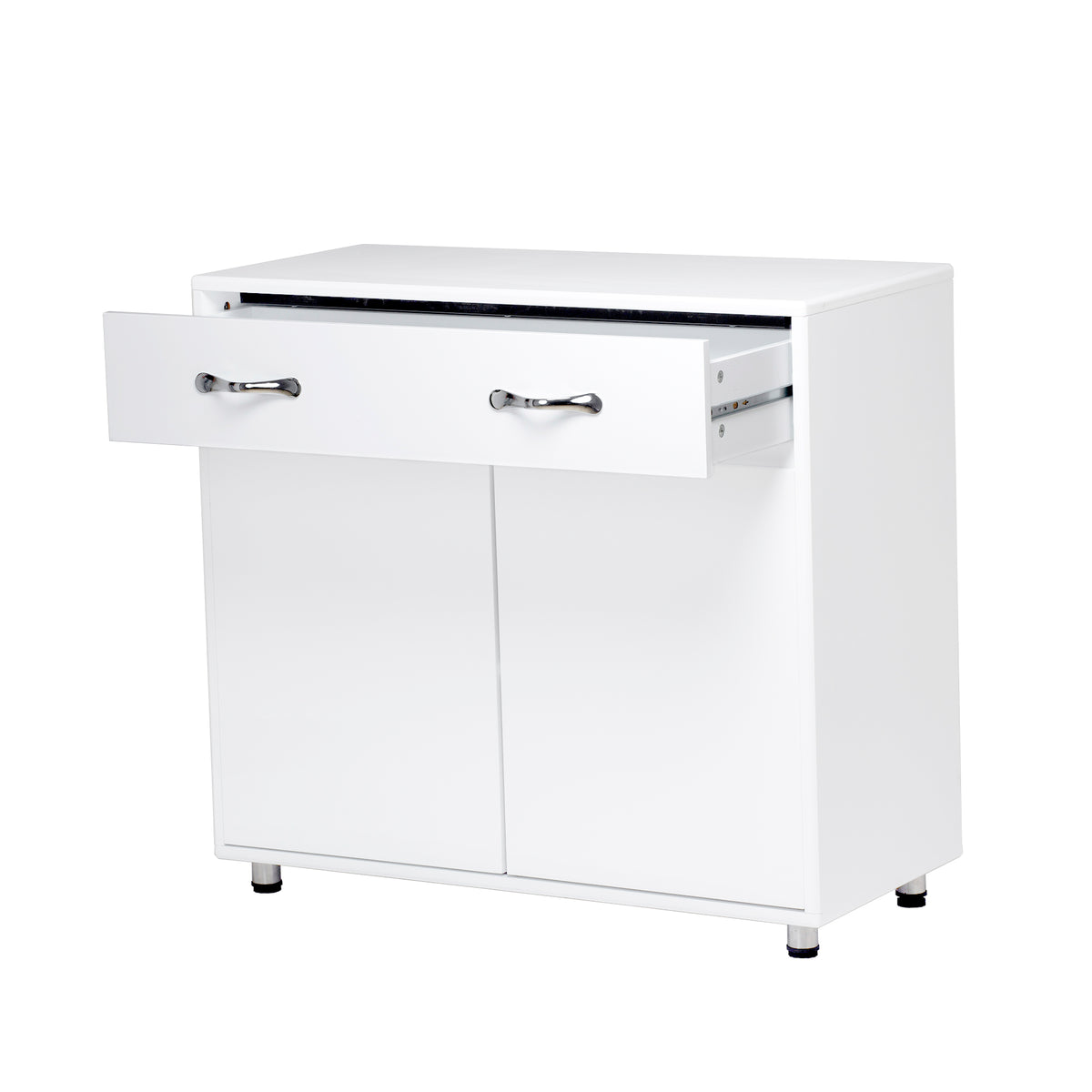 Two door Side Table-White W28203337-djyc