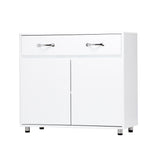 Two door Side Table-White W28203337-djyc