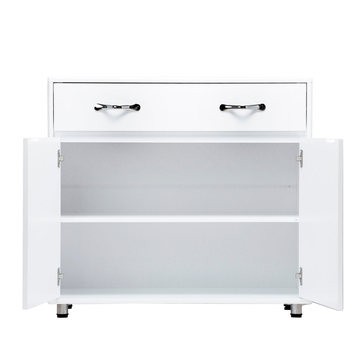 Two door Side Table-White W28203337-djyc