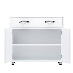 Two door Side Table-White W28203337-djyc