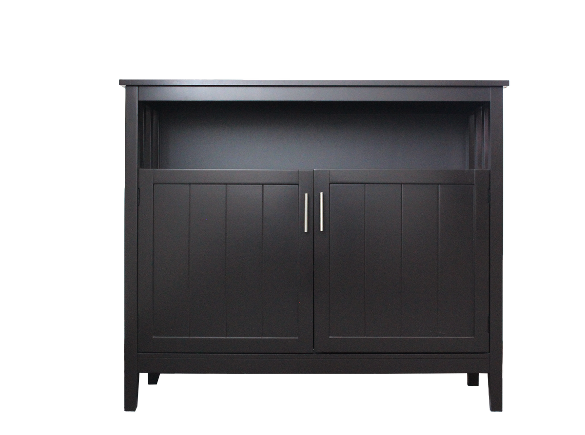 Kitchen Storage Sideboard And Buffet Server Cabinet-Brown Color W28209564-djyc