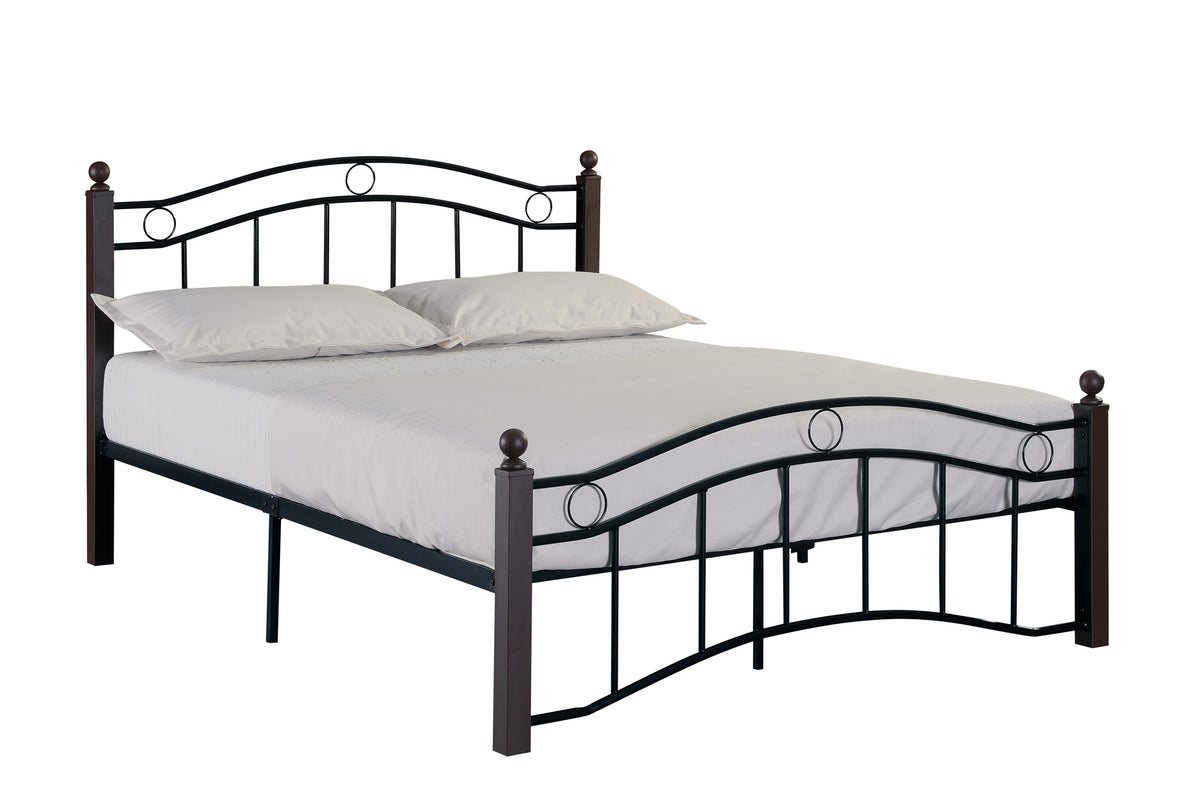 Full Size Metal Bed Frame with Headboard and Footboard W31136097-djyc