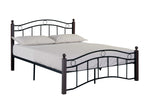 Full Size Metal Bed Frame with Headboard and Footboard W31136097-djyc