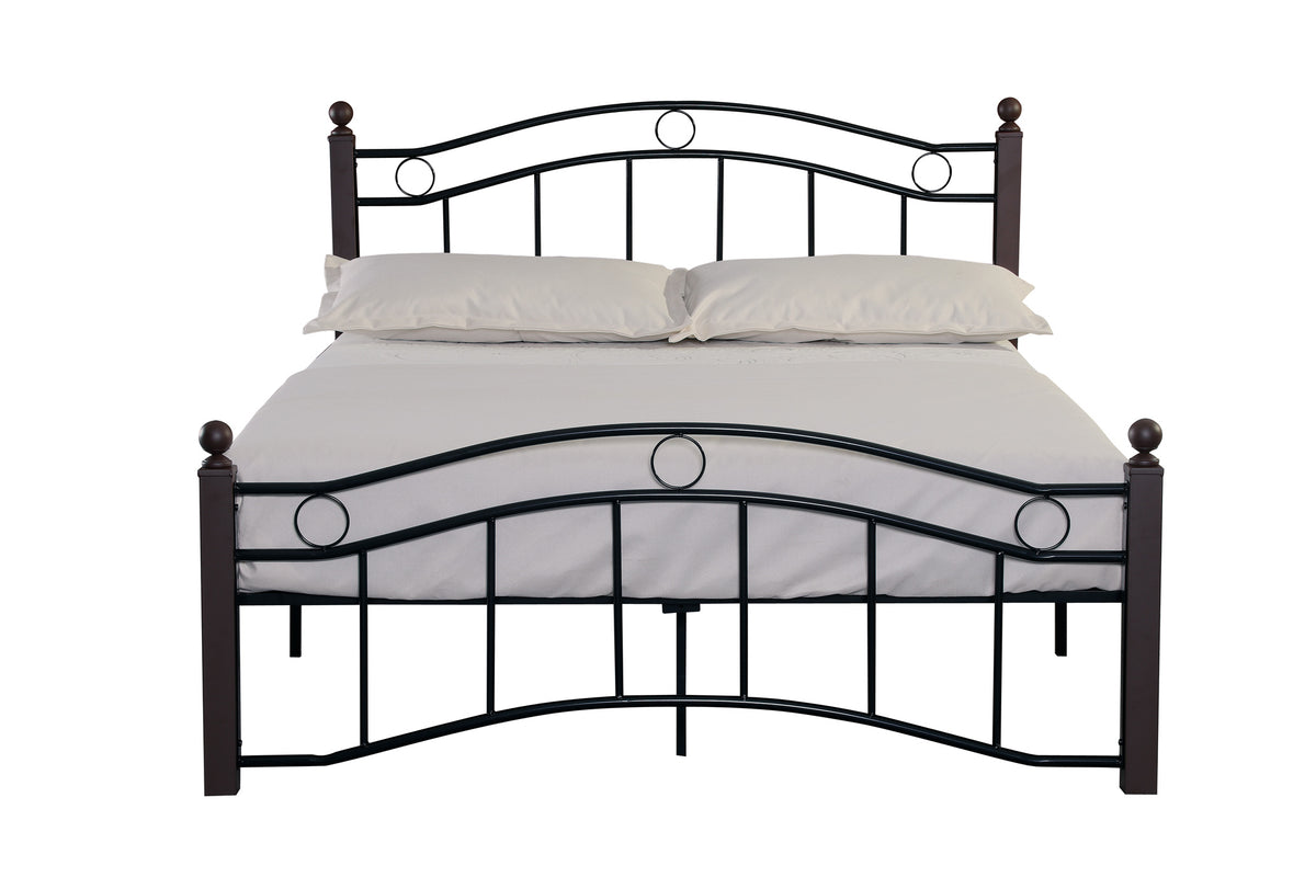 Full Size Metal Bed Frame with Headboard and Footboard W31136097-djyc