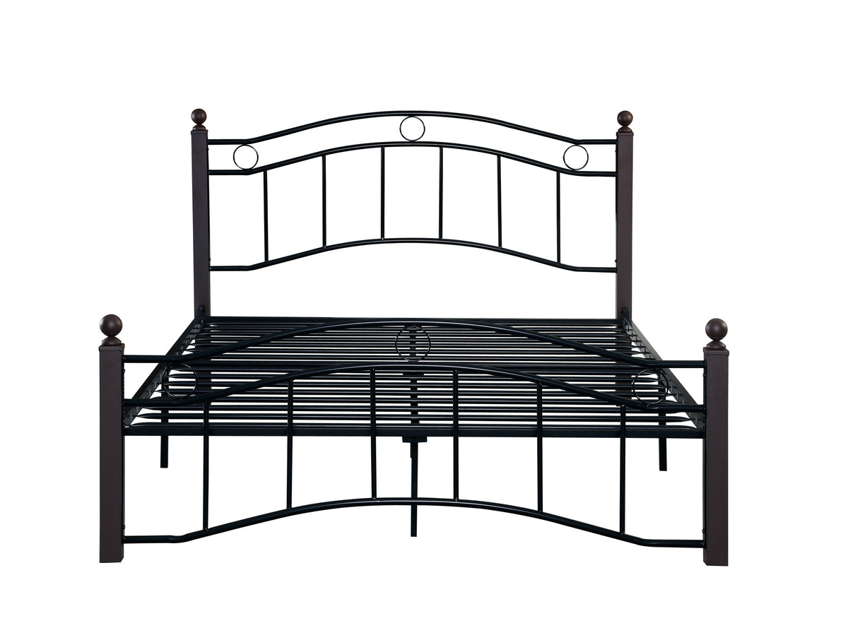 Full Size Metal Bed Frame with Headboard and Footboard W31136097-djyc