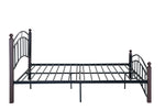 Full Size Metal Bed Frame with Headboard and Footboard W31136097-djyc