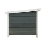 Weatherproofwooden outdoor rabbit hutchLockable Door Openable Top Indoor for Small Animals W21942115-djyc