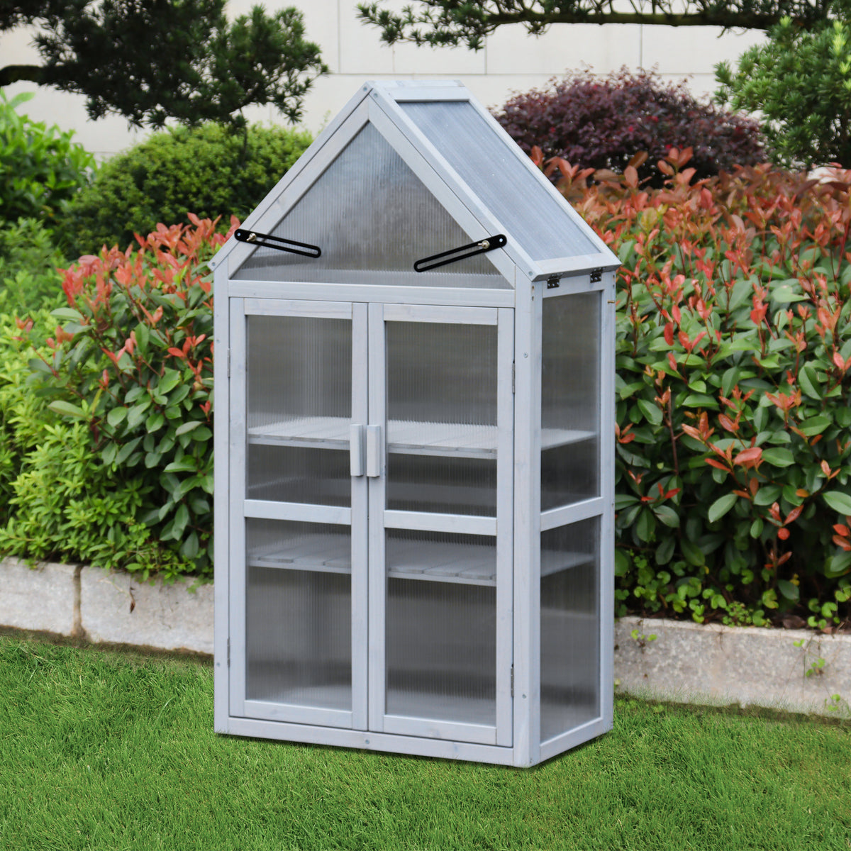 Mini Greenhouse Kit - Outdoor Plant Stand, Small Green House, Plant Stand Indoor, Green Houses for Outside, Indoor Garden & Patio Accessories Indoor Greenhouse, Tiered Plant Stand W21966788-djyc