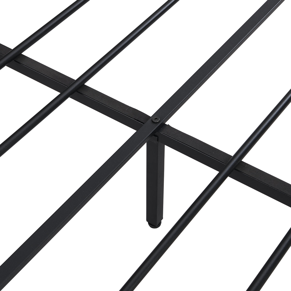 Queen SizeMetal Platform Bed Frame with Wooden Headboard and Footboard with USB LINER, No Box Spring Needed, Large Under Bed Storage, Easy Assemble W31183488-djyc