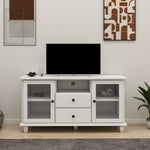 Ultra white changhong glass TV cabinet W282S00081-djyc