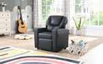 Kids Recliner ChairBlack PVC W214103913-djyc
