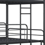 Furniture Triple Bunk Bed, Twin/Twin/Twin, black W311S00036-djyc