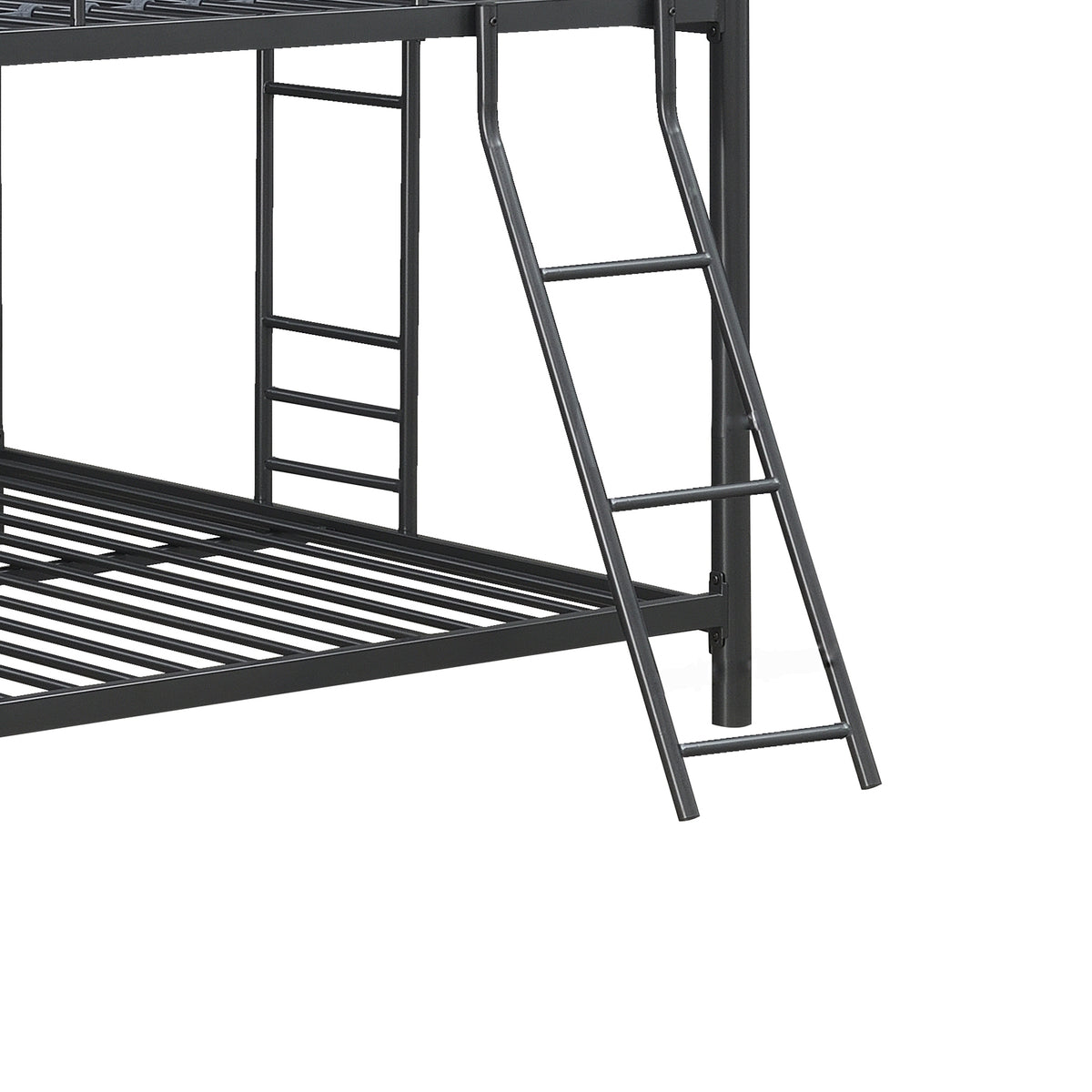 Furniture Triple Bunk Bed, FULL/FULL/FULL, black W311S00038-djyc