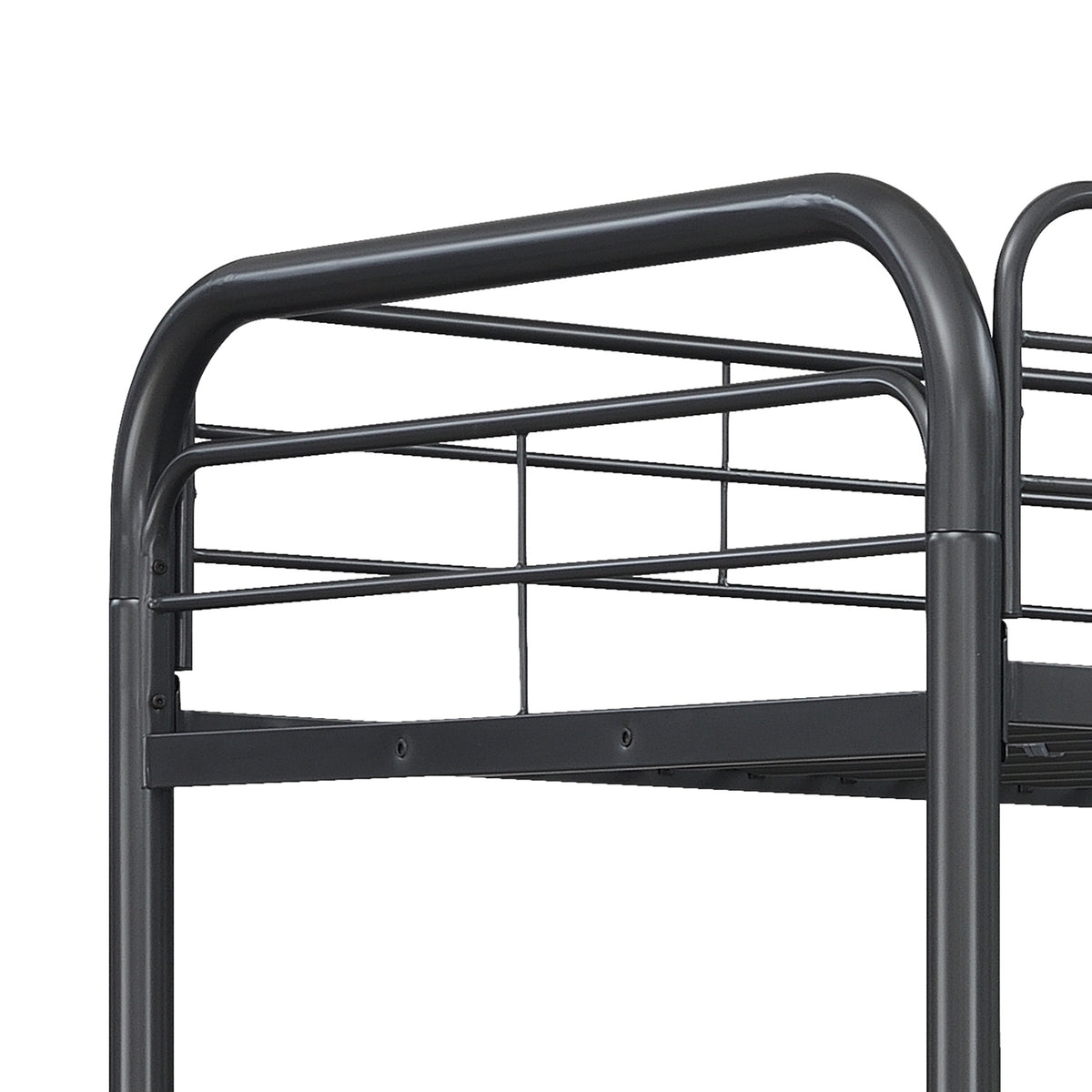 Furniture Triple Bunk Bed, Twin/Twin/Twin, black W311S00036-djyc