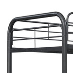 Furniture Triple Bunk Bed, Twin/Twin/Twin, black W311S00036-djyc