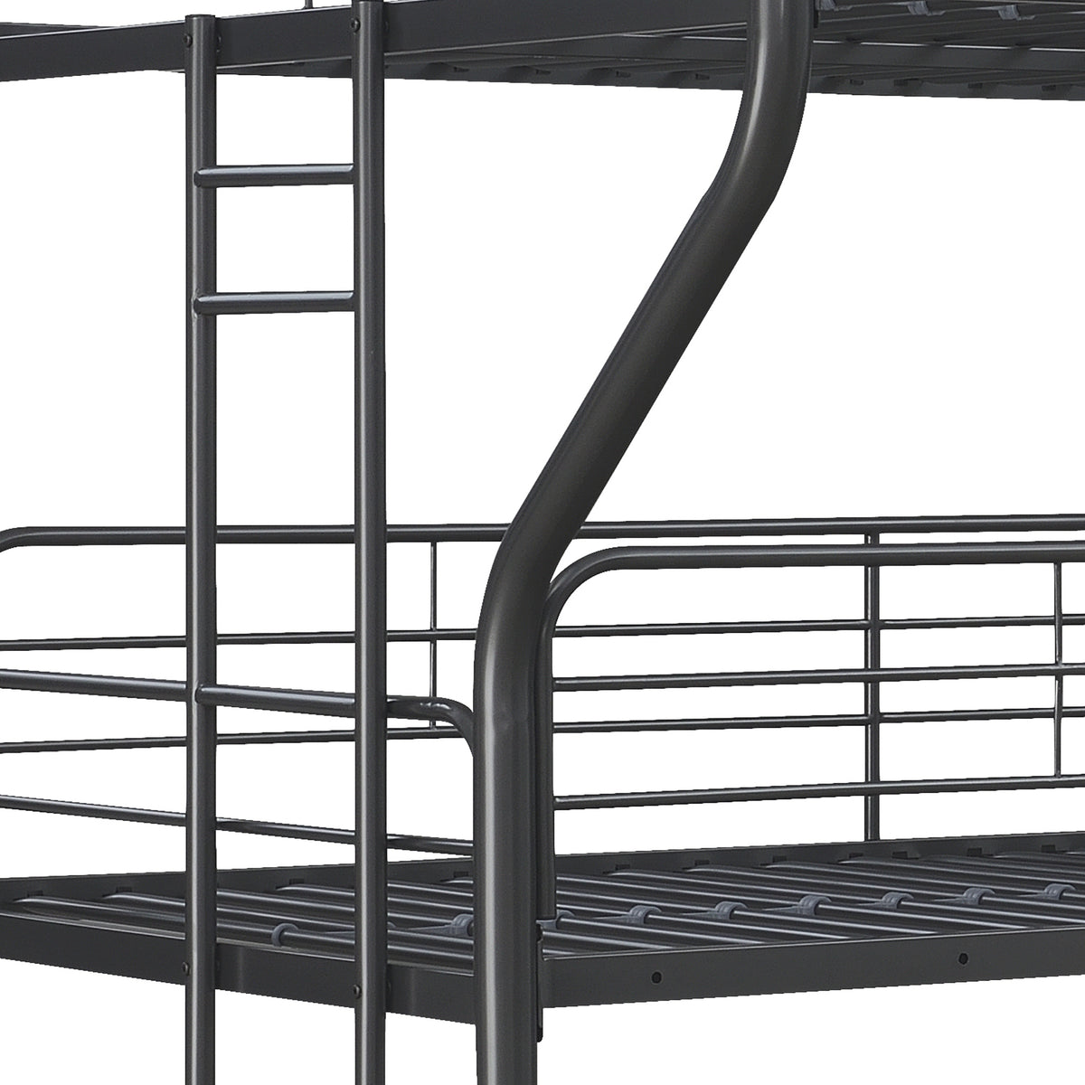 Furniture Triple Bunk Bed, FULL/Twin/FULL, black W311S00037-djyc