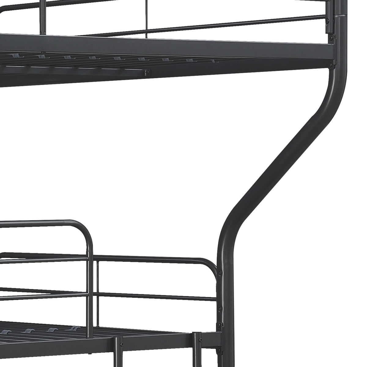 Furniture Triple Bunk Bed, FULL/Twin/FULL, black W311S00037-djyc